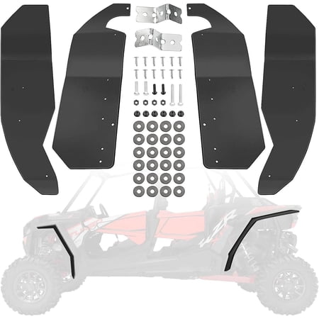 A-Premium Mud Flaps Splash Guards Replacement for Can-Am Maverick 1000 2013 Maverick 1000R Maverick Max 1000R 2013-2018 Utility Vehicle (UTV) Front and Rear 4PCS