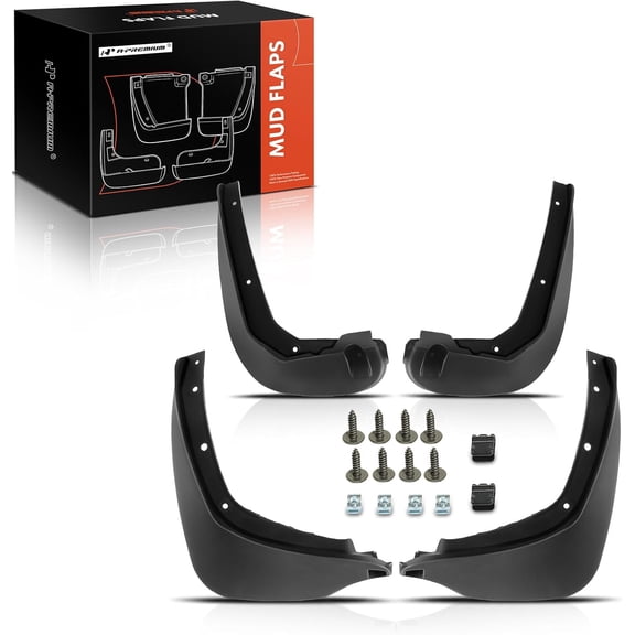 A-Premium Mud Flaps Splash Guards Replacement for Mini R60 Cooper Countryman 2011-2016 Just Fit Base and S Model Front and Rear 4-PC