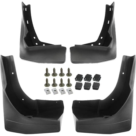 A-Premium Mud Flaps Splash Guards Without Running Board Compatible with Mercedes-Benz X166 GLS450 GLS550 4Matic 2015-2019 Sport Utility Front & Rear 4PCS