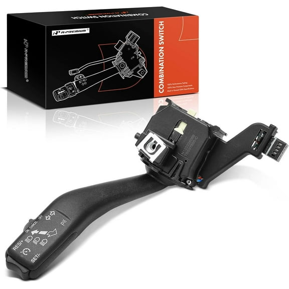 A-Premium Multifunction Switch Turn Signal Switch Compatible with Volkswagen Jetta 2007-2010, Golf 2010, Tiguan 2009-2010, Eos 2007-2011, GTI 2007-2010, R32 2008, Rabbit 2007-2009