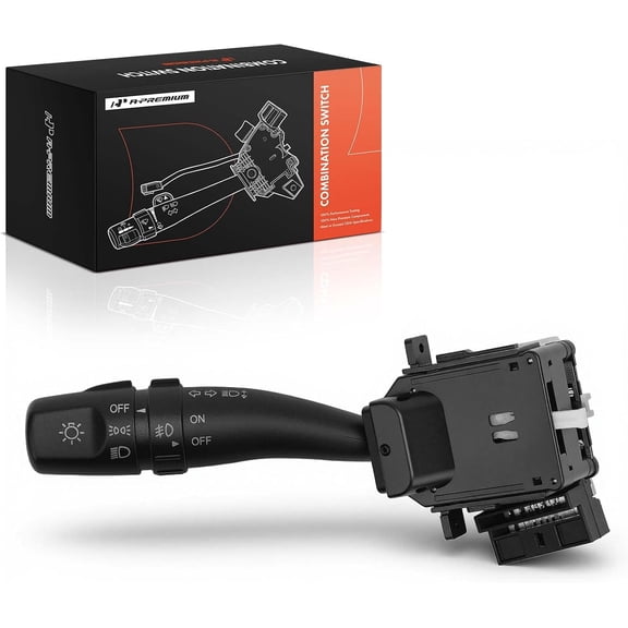 A-Premium Turn Signal Switch, Headlight Dimmer Multifunction Switch Lever | Compatible with Kia Sportage 2005 2006 2007 2008 2009 2010 2011 2012, with Parking/Fog Light