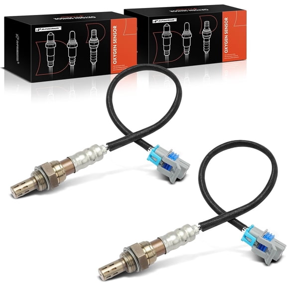 A-Premium O2 Oxygen Sensor Compatible with Chevrolet Corvette 2005-2007, Trailblazer EXT, SSR & GMC Envoy XL XUV & Buick Rainier & Oldsmobile Aurora & Saab 9-7X, Downstream Left and Right, 2-PC Set