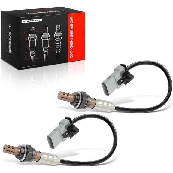 A-Premium 2-Pack Downstream O2 Oxygen Sensor Compatible with Chevrolet,GMC | for Chevrolet Silverado 1500, Equinox, Malibu, Traverse, Impala & GMC Sierra, Terrain & Buick Lacrosse & Cadillac Escalade