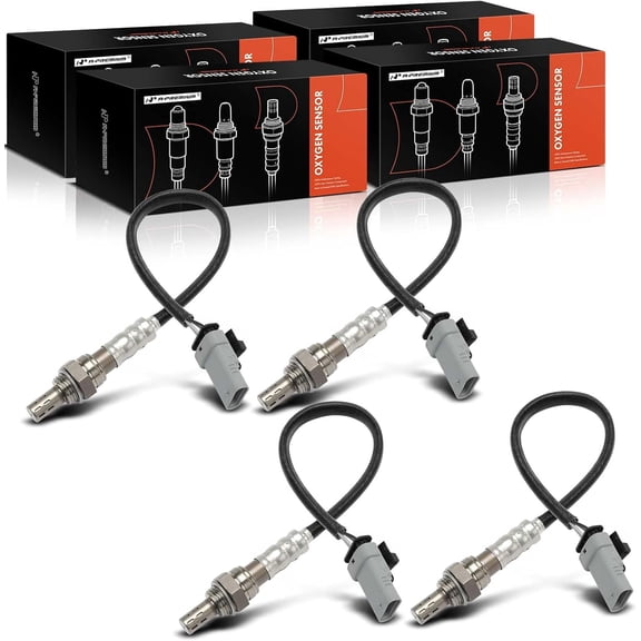 A-Premium O2 Oxygen Sensor Compatible with Chevrolet Traverse 2018-2021, Colorado 2017-2021, Blazer 2019-2021 & GMC Acadia, Canyon & Buick Enclave & Cadillac XT5, XT6, Upstream & Downstream, 4-PC Set
