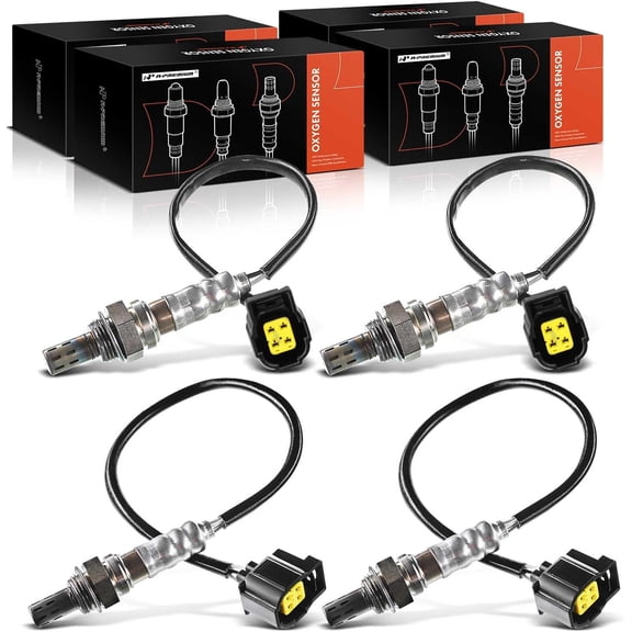 A-Premium O2 Oxygen Sensor Compatible with Jeep Grand Cherokee, Wrangler, Liberty, Commander & Dodge Ram 1500, 2500, 3500, Charger, Durango, Challenger & Chrysler, Upstream & Downstream, 4-PC Set