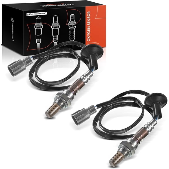 A-Premium O2 Oxygen Sensor Compatible with Lexus GS400 1998-2000, GS430 2001-2006, LS460 2007-2017, Downstream, 2.5L 3.5L 4.0L 4.3L, 2-PC Set, Replace # 89465-08010, 89465-20510