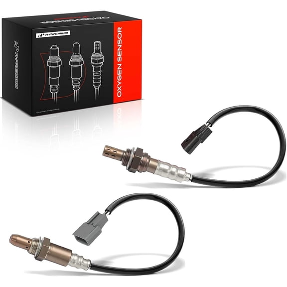 A-Premium O2 Oxygen Sensor Compatible with Nissan | for Rogue 2014 2015 2016 2017 2018, L4 2.5L, Upstream (Bank1Sensor1) and Downstream (Bank1Sensor2), 2-Pack