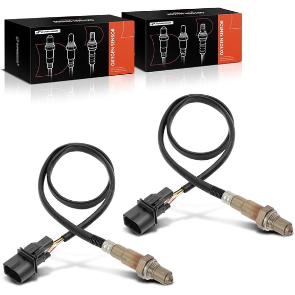 A-Premium O2 Oxygen Sensor Compatible with Volkswagen Jetta, Passat, Golf, Beetle, Touareg & Mercedes-Benz C230 & BMW X5, 545I, 745Li, 760Li, 645Ci & Porsche Cayenne & Bentley, Upstream, 2-PC Set