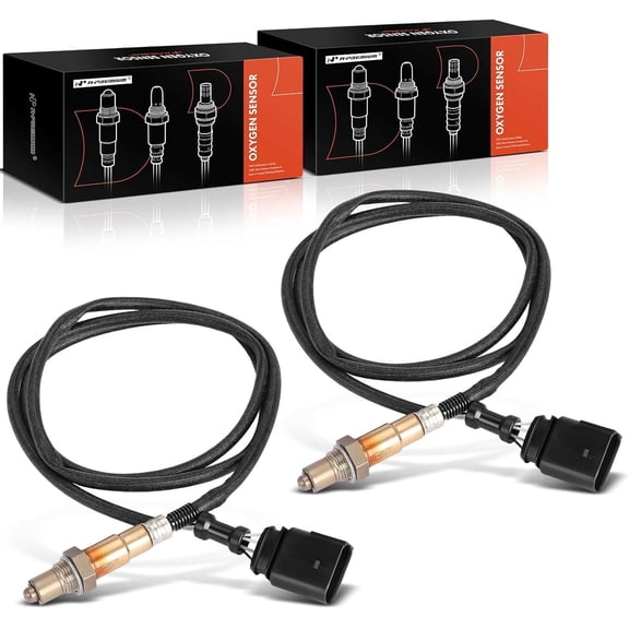 A-Premium O2 Oxygen Sensor Compatible with Audi S4 2004-2008 Allroad Quattro 2002-2005 A6 Quattro 2002-2004 Downstream 2-PC Set