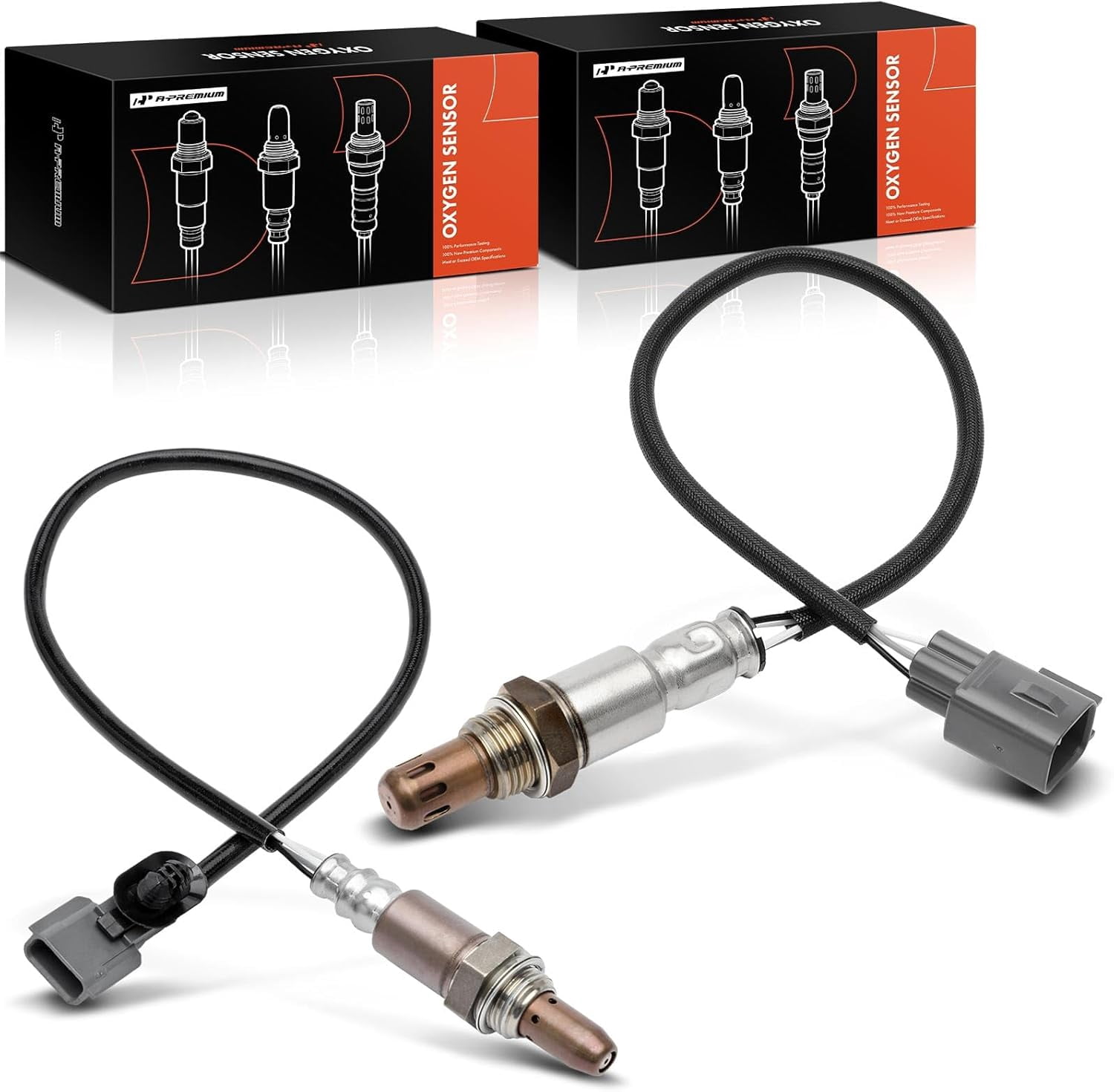 A-Premium O2 Oxygen Sensor Compatible with Nissan Sentra 2013-2019 1.8L, Upstream and Downstream, 2-PC Set, Replace# 226933SR0A
