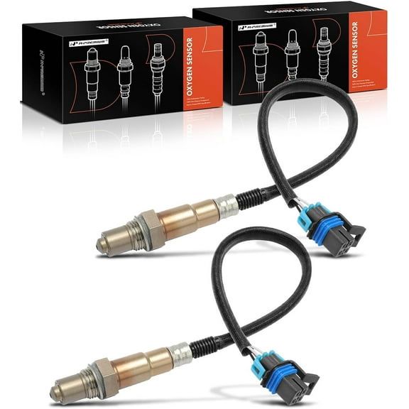 A-Premium O2 Oxygen Sensor Replacement for Buick Enclave 12-14 Chevrolet Caprice Equinox Pontiac Torrent Suzuki XL-7 3.6L Cadillac ATS CTS SRX XTS 2-PC Set