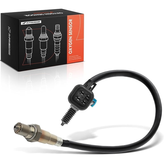 A-Premium O2 Oxygen Sensor Compatible with Chevrolet Silverado 1500 2008-2013, Malibu, Equinox, Trailblazer & GMC Sierra 1500 & Buick & Cadillac & Pontiac & Isuzu & Saab, Replace# 12606671, 19187281