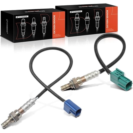A-Premium O2 Oxygen Sensor Replacement for Frontier Pathfinder Xterra 05-12 NV1500 NV2500 NV3500 12-14 Suzuki Equator 09-12 4.0L Downstream 2-PC Set Fits select: 2005-2012 NISSAN FRONTIER