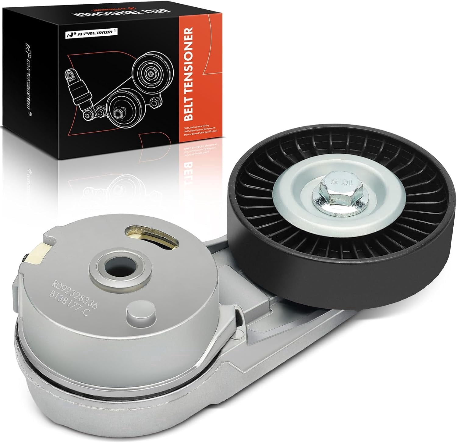 A-Premium OE Replacement Belt Tensioner Assembly Compatible with Equinox Malibu Cobalt