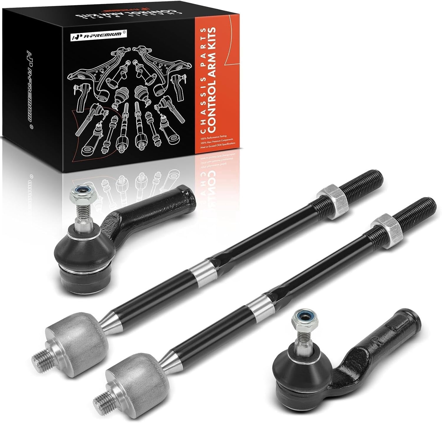 A-Premium OEM Tie Rod End Kit Automotive Specialty Parts, 4 Piece