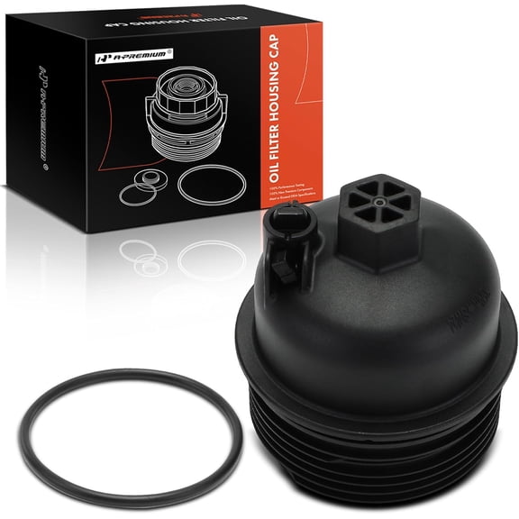 A-Premium Oil Filter Housing Cap Assembly Compatible with Hyundai Elantra 2021-2023, Sonata 2020-2023, Santa Fe 2021-2023, Accent 2020-2022, Tucson, Kona, Venue & Kia Sorento, Sportage, Rio, K5