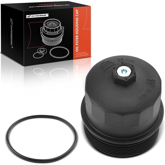 A-Premium Oil Filter Housing Cover Cap Compatible with BMW E60 545i 550i E63/E64 645Ci 650i E65/E66 745i 750i 760i Alpina B7 X5 E53 E70 4.4L 4.8L 6.0L Fits select: 2006 BMW 750 LI