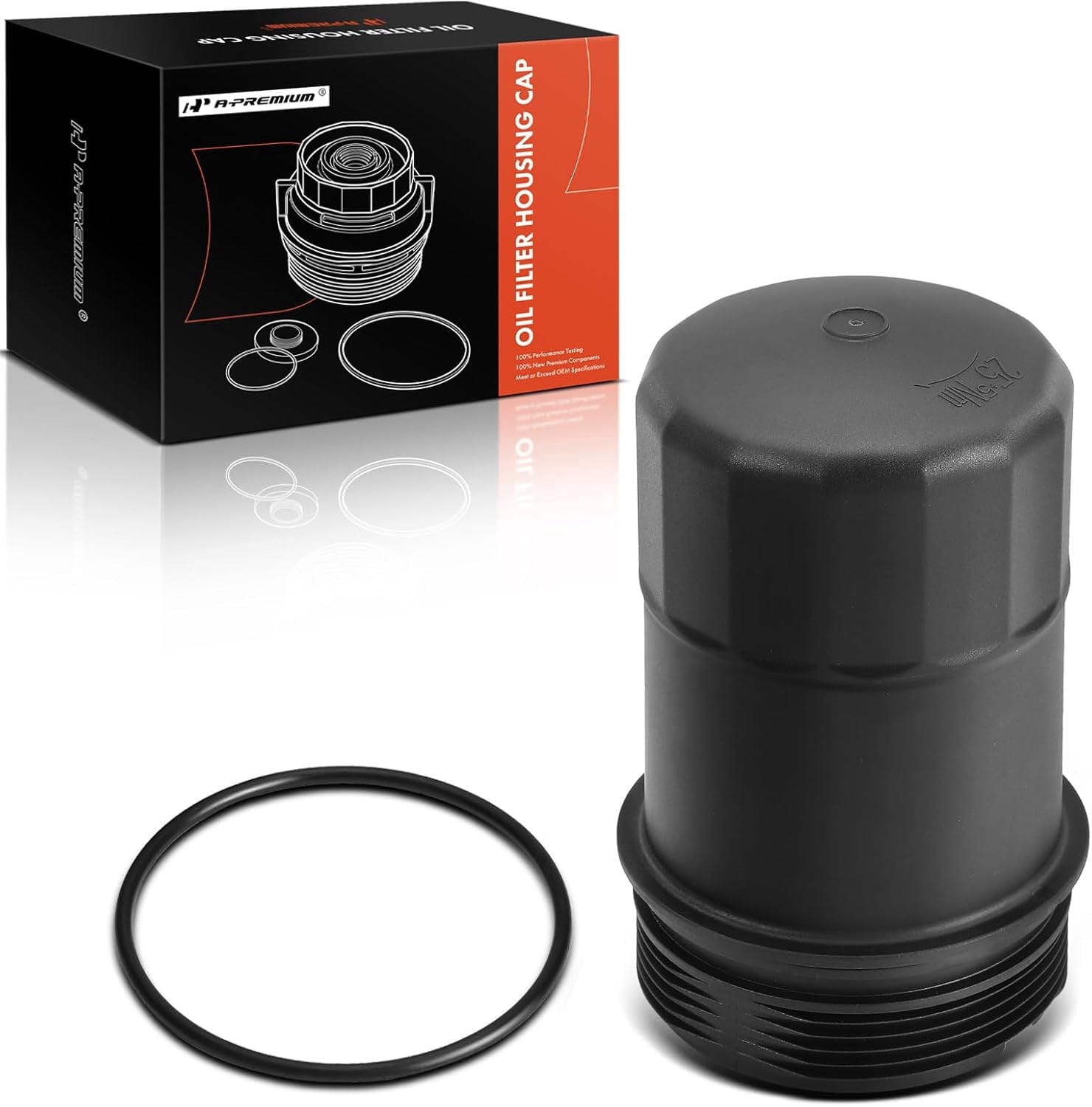 A-Premium Oil Filter Housing Cover Cap Compatible with Mercedes-Benz C300 C350 C400 E350 E400 GLK350 GLS450 ML400 SLK350 C43 AMG E43 AMG 3.0L 3.5L Fits select: 2017 MERCEDES-BENZ GLS 450 4MATIC