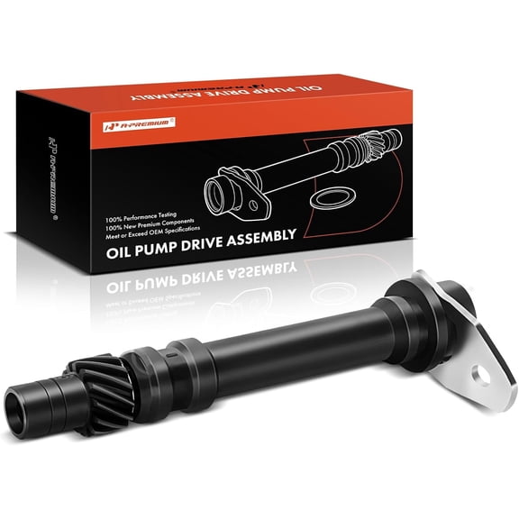 A-Premium Oil Pump Drive Gear Shaft Compatible with Chevrolet Silverado 1500 2007-2013, Express 1500 2008-2014 & GMC Sierra 1500 2007-2013, Savana 1500 2008-2013, 4.3L