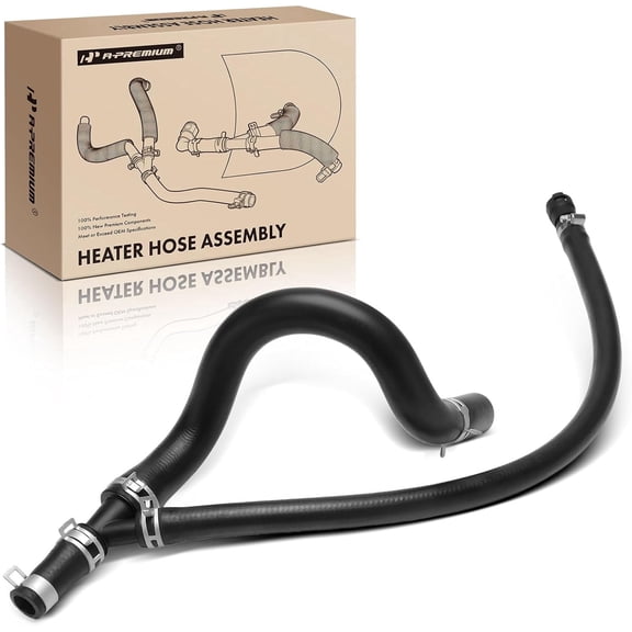 A-Premium Outlet HVAC Heater Hose Assembly Compatible with Cadillac, Chevrolet & GMC Models - Yukon, Yukon XL 1500/2500, Tahoe, Suburban 1500/2500 2000-2006, Escalade, Avalanche 1500 2002-2006