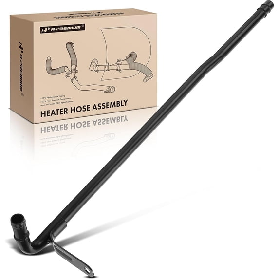 A-Premium Outlet HVAC Heater Hose Pipe Line Assembly with Gasket and Mounting Bracket Compatible with Jeep Wrangler 2021-2022 & Dodge Charger/Challenger 2011-2022 & Chrysler 300 2011-2022, 5.7L 6.4L
