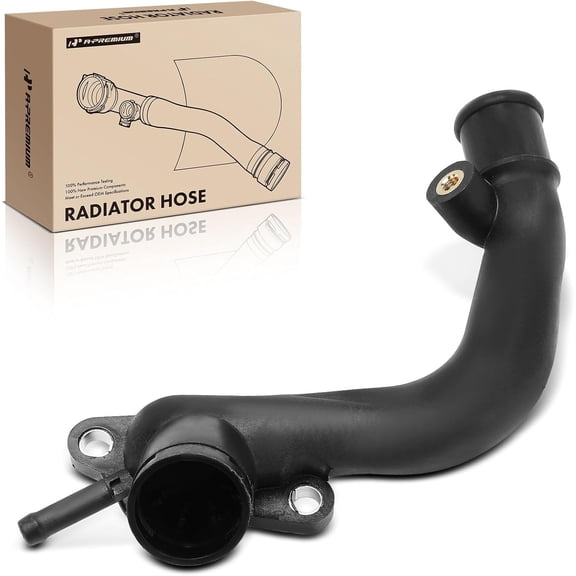 A-Premium Outlet Radiator Coolant Hose Compatible with Volkswagen Jetta 2008-2010/2012-2013, Passat/Passat CC 2010, Golf 2010-2013, Beetle 2012-2016, CC 2010-2017, Eos, GTI & Audi A3, A3 Quattro