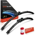 thumbnail image 1 of A-Premium Pack of 2 Windshield Wiper Blades with Wear Indicator & Towel - Compatible with Cadillac CTS, CTS-V & Lincoln MKX, Nautilus & Chevrolet Trailblazer RS - 24" and 18", TLP/TL2 Connector, 1 of 6