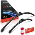 thumbnail image 1 of A-Premium Pack of 2 Windshield Wiper Blades with Wear Indicator & Towel - Compatible with Hyundai Santa Fe, Santa Fe Sport, Santa Fe XL 2013-2018 - 26" and 14", Hook Connector, Left and Right, 1 of 6