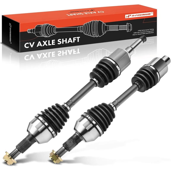 A-Premium Pair (2) Front CV Axle Shaft Assembly Compatible with Chevrolet Equinox & GMC Terrain 2010-2016 L4 2.4L, Driver and Passenger Side, Replace# 15934401, 15934402