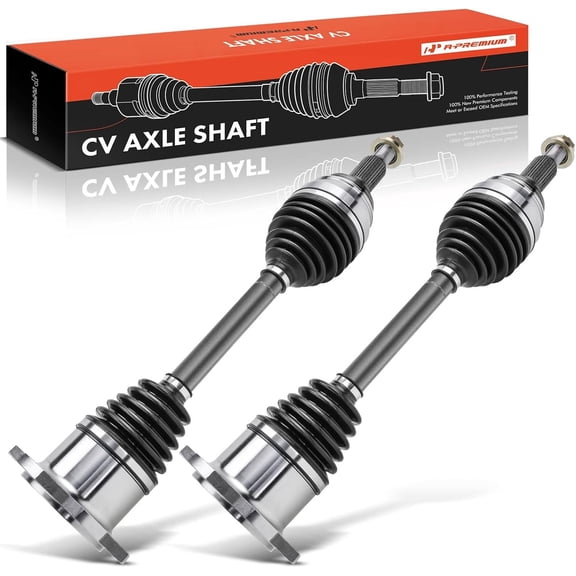 A-Premium Pair (2) Front CV Axle Shaft Assembly Compatible with Chevy Silverado 1500 07-20 Tahoe Suburban, GMC Sierra 1500 07-20 Yukon, Cadillac Escalade 07-20, 4x4 models, Driver and Passenger side