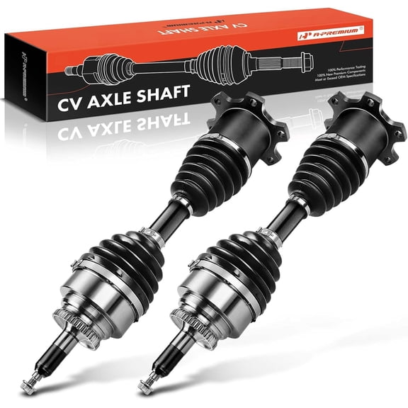 A-Premium Pair (2) Front CV Axle Shaft Assembly Compatible with Ford F-150 2004-2008, Expedition 2003-2006, Lobo 2003-2008 & Lincoln Mark LT 2006-2008, Driver and Passenger Side, Replace# 5L1Z3B436AA