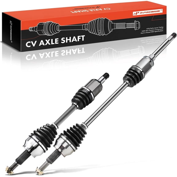 A-Premium Pair (2) Front CV Axle Shaft Assembly Compatible with Jeep Grand Cherokee 2011-2018 & Dodge Durango 2011-2018, for AWD with 1 Speed Transfer Case, Driver and Passenger Side