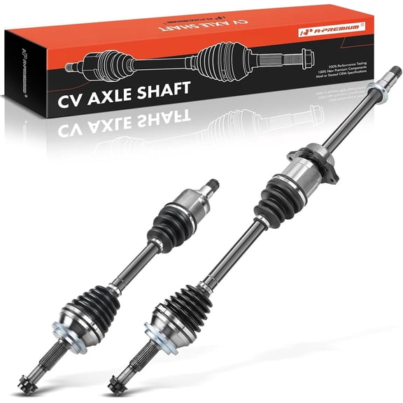 A-Premium Pair (2) Front CV Axle Shaft Assembly Compatible with Scion TC 2011-2016 L4 2.5L Automatic Trans, Driver and Passenger Side, Replace# 4342021070 4341021100