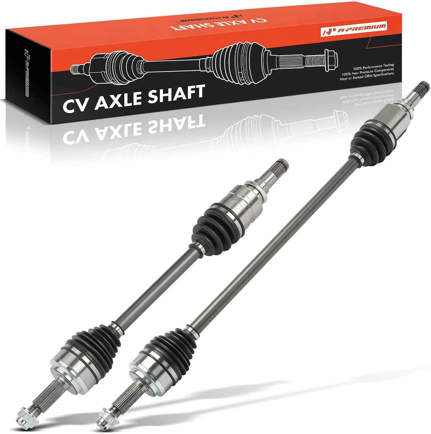 A-Premium Pair (2) Front CV Axle Shaft Assembly Compatible with Toyota Corolla 2020-2021 1.8L, Driver & Passenger Side, Replace# 4342002E70, 4341002A30