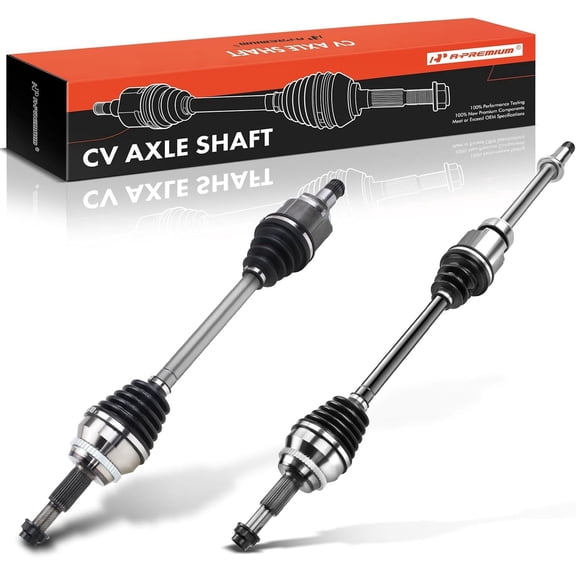 A-Premium Pair (2) Front CV Axle Shaft Assembly Compatible with Toyota Sienna 2011 2012 2013 2014 2015, 2.7L 3.5L, Driver and Passenger Side