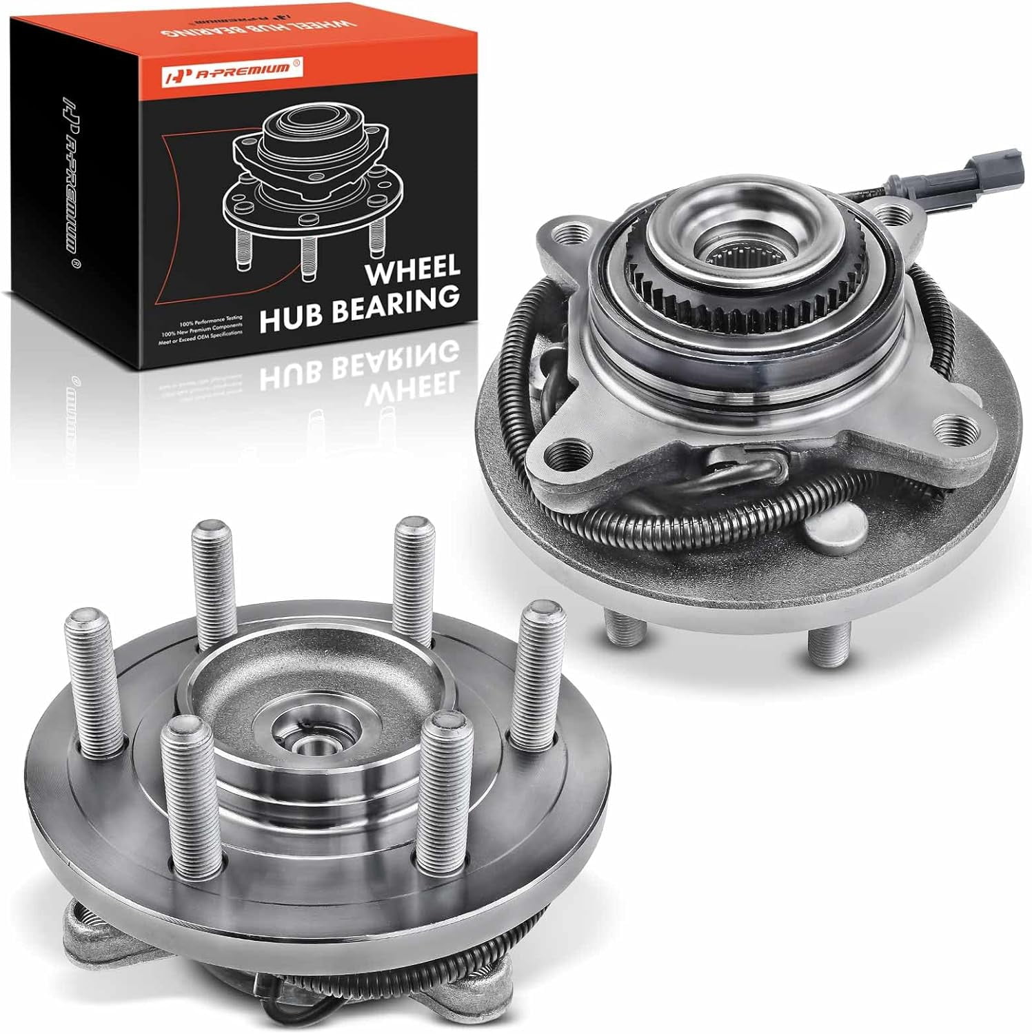 A-Premium Pair [2] Front Wheel Bearing Hub Assembly Compatible with ...