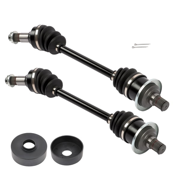 A-Premium Pair (2) Rear CV Axle Shaft Assembly Compatible with Arctic Cat 400 450 500 550 650 700 1000 Thunder Cat, 4x4 Models, Driver and Passenger Side, Replace# 1502-938