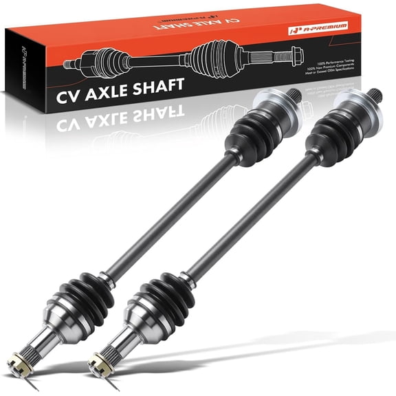 A-Premium Pair (2) Rear CV Axle Shaft Assembly Compatible with Arctic Cat Prowler 550/650 Prowler XT 550/650/700 Prowler, 4x4 Models, Driver and Passenger Side, Replace# 0502-740