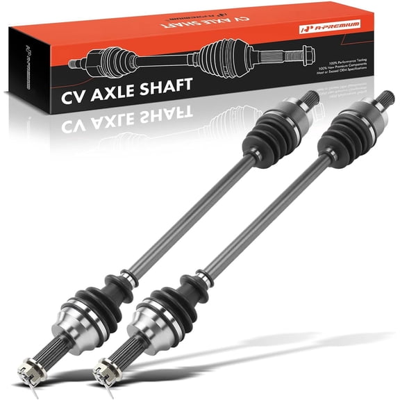 A-Premium Pair (2) Rear CV Axle Shaft Assembly Compatible with Honda Pioneer 700 & Pioneer 700-4 2015-2021, 4x4 Models Only, Driver and Passenger Side, Replace# 42220-HL3-A01, 42250-HL3-A42