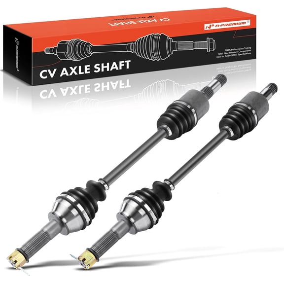 A-Premium Pair (2) Rear CV Axle Shaft Assembly Compatible with Polaris Ranger 500 2007-2009, Ranger 700 2007, Ranger 800 2010-2017, Ranger Crew 700, Ranger XP 700, Driver and Passenger Side