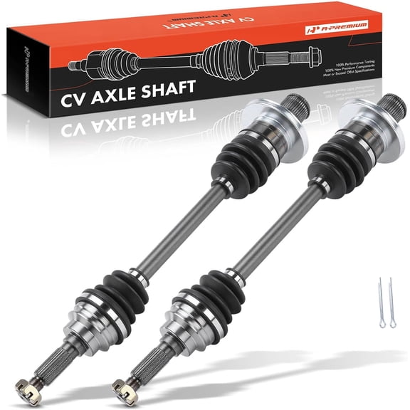 A-Premium Pair (2) Rear CV Axle Shaft Assembly Compatible with Suzuki King Quad 450 2007-2010, King Quad 500 2009-2021, King Quad 750, Driver and Passenger Side, Replace# 64901-31G10, 64901-31G11
