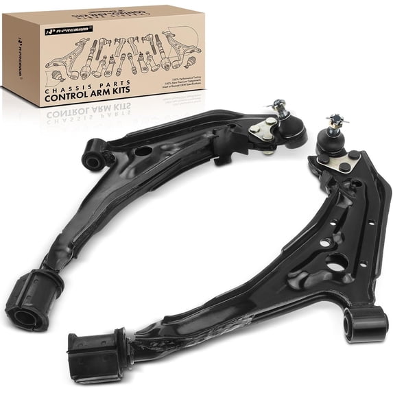 A-Premium Pair Front Lower Control Arm and Ball Joint Assembly Compatible with Nissan Maxima 1989-1994 3.0L 2-PC Set