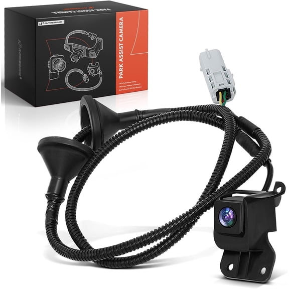 A-Premium Park Assist Camera Rear View Backup Reverse Camera Compatible with Select Chevrolet, GMC & Cadillac Models - Silverado 1500, Tahoe, Suburban 1500, Sierra 1500, Yukon XL 1500, Escalade ESV