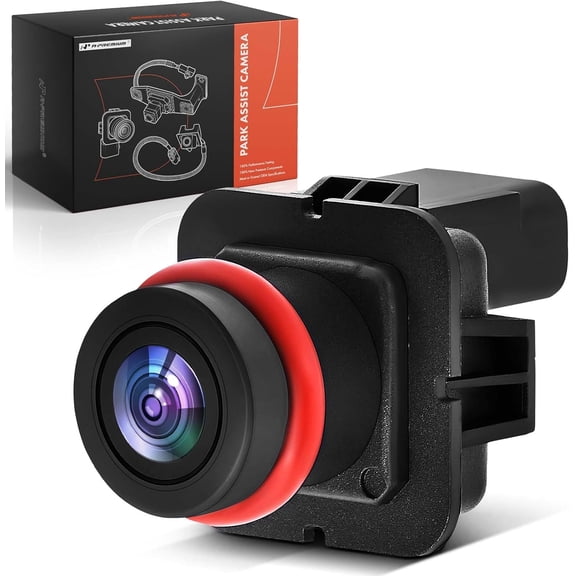 A-Premium Park Assist Camera Rear View Backup Reverse Camera Compatible with Select Ford Models - 2011 2012 2013 Transit Connect - Replace# BT1Z19G490A