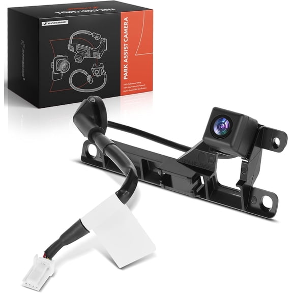 A-Premium Park Assist Camera Rear View Backup Reverse Camera Compatible with Select Nissan Models - 2011-2015 Rogue, 2014-2015 Rogue Select - Replace# 284421VK0A