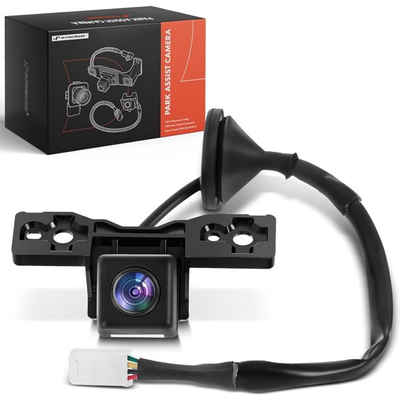 A-Premium Park Assist Camera Rear View Backup Reverse Camera Compatible with Select Nissan Models - 2015 2016 2017 Quest Mini Passenger Van - Replace# 284424AY0A