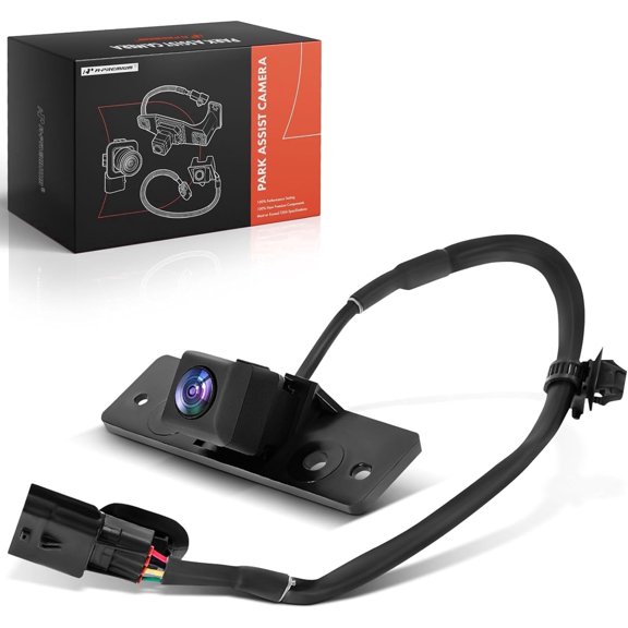 A-Premium Park Assist Camera Rear View Backup Reverse Camera Compatible with Select Nissan Models - 2017-2023 Titan, 2016-2023 Titan XD Fit Without AVM (Around View Monitor) - Replace# 28442EZ00A