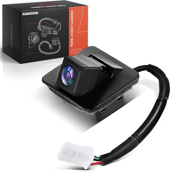 A-Premium Park Assist Camera Rear View Backup Reverse Camera Compatible with Select Toyota & Scion Models - 2016-2020 Yaris, 2017-2018 Yaris iA, 2016 iA - Replace# 86790WB002