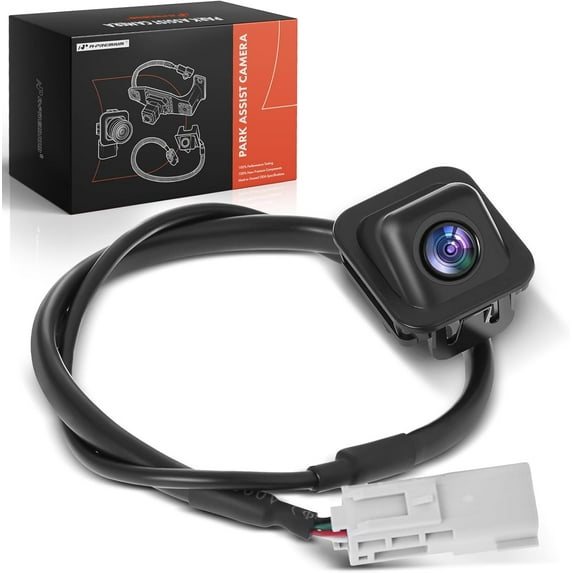 A-Premium Park Assist Camera Rear View Backup Reverse Camera Compatible with Select Cadillac Models - 2013 2014 2015 XTS