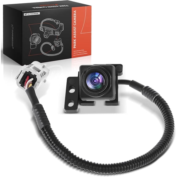 A-Premium Park Assist Camera Rear View Backup Reverse Camera Compatible with Select Cadillac Models - 2016 2017 2018 2019 ATS